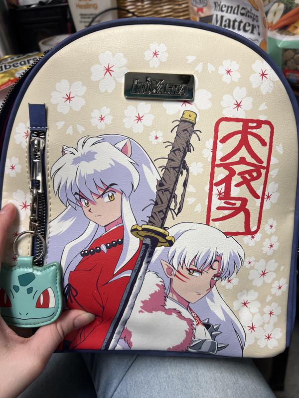 InuYasha Cherry Blossom Beige Siblings Mini Backpack purchases & InuYasha Socks Bundle