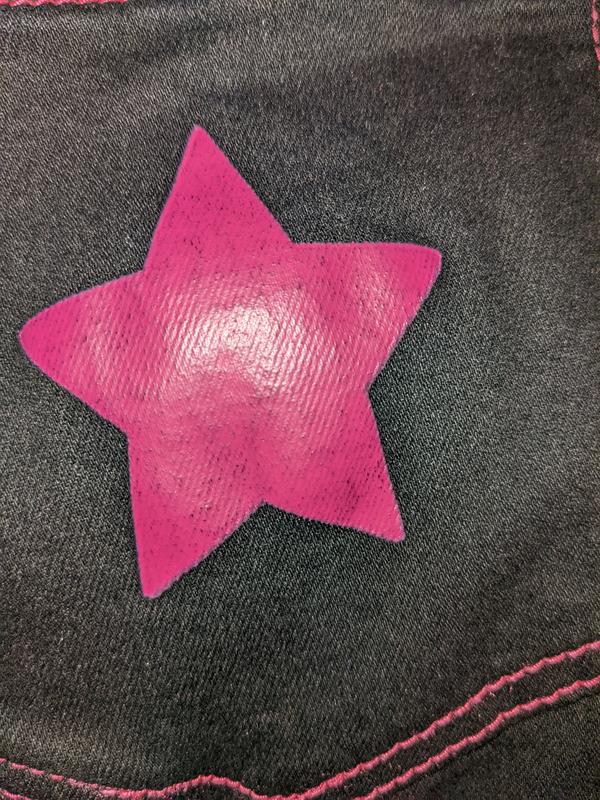 Pink Stars Suspender Girls Cargo Pants