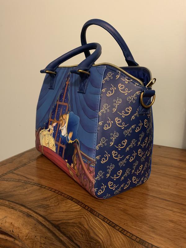 Loungefly Disney Beauty And The Beast Staircase Satchel Bag