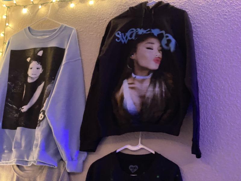 Hot topic ariana grande hoodie sale