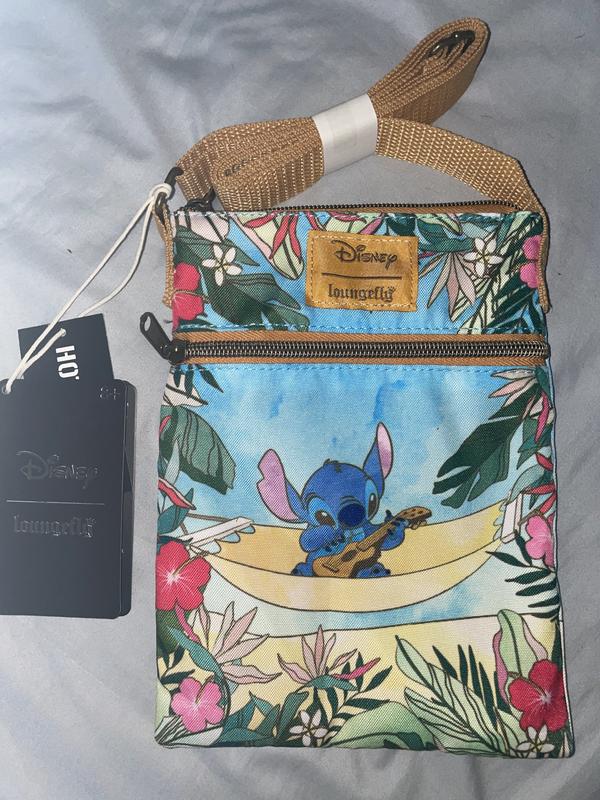 Loungefly Disney Lilo & Stitch Palm Leaves Passport Crossbody Bag