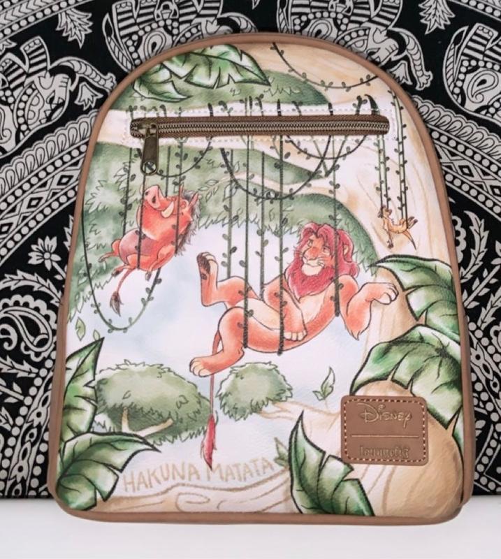 Lion King Vines Loungefly Mini authentic Backpack