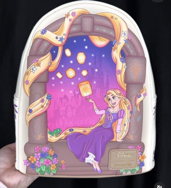 Loungefly Disney NWT Tangled Rapunzel Lantern
Window Mini Backpack w/wallet Disney Tangled Rapunzel Light Up Tower Lantern Loungefly  main image 2