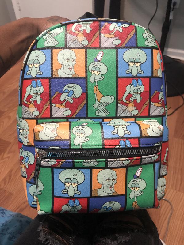 SPONGEBOB SQUAREPANTS SQUIDWARD MEME MINI BACKPACK New SpongeBob SquarePants Squidward Meme Mini Backpack | Hot Topic main image 2