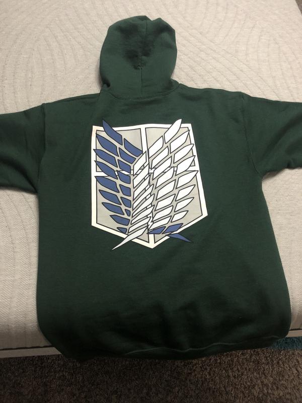 Attack on titan hoodie hot sale topic