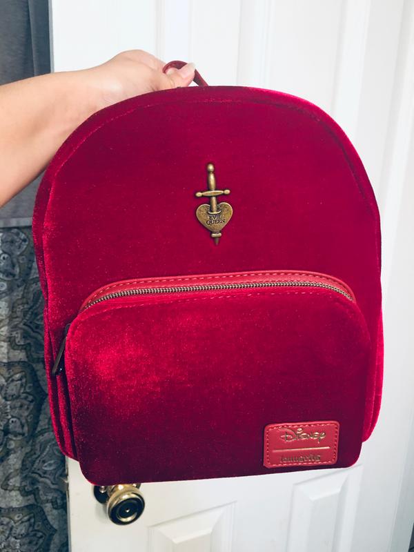 Loungefly Disney Villains Evil Queen Velvet Mini Backpack | Hot Topic