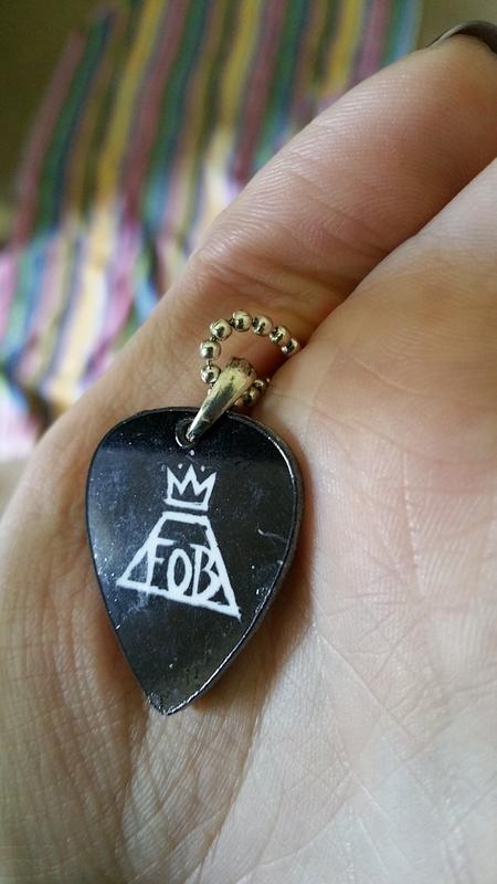 Fall Out Boy Pick Necklace