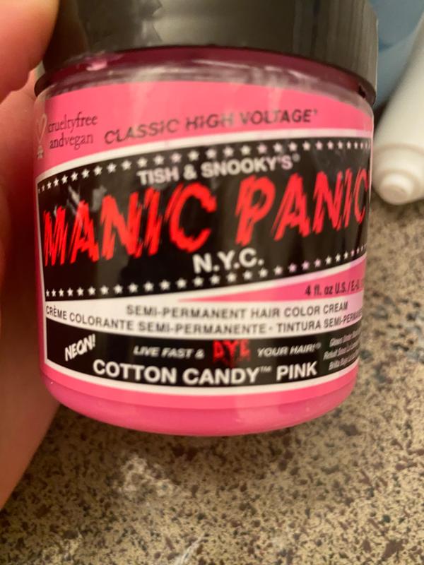 Manic Panic Class High Voltage Semi-Permanent Hair Color [COTTON CANDY  PINK] 4oz * BEAUTY TALK LA * 