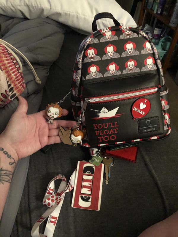 Loungefly Pennywise Minibackpack NWT Rare & Rare Matching Coin Purse Loungefly | Bags | Loungefly Pennywise Minibackpack Nwt Rare  main image 4