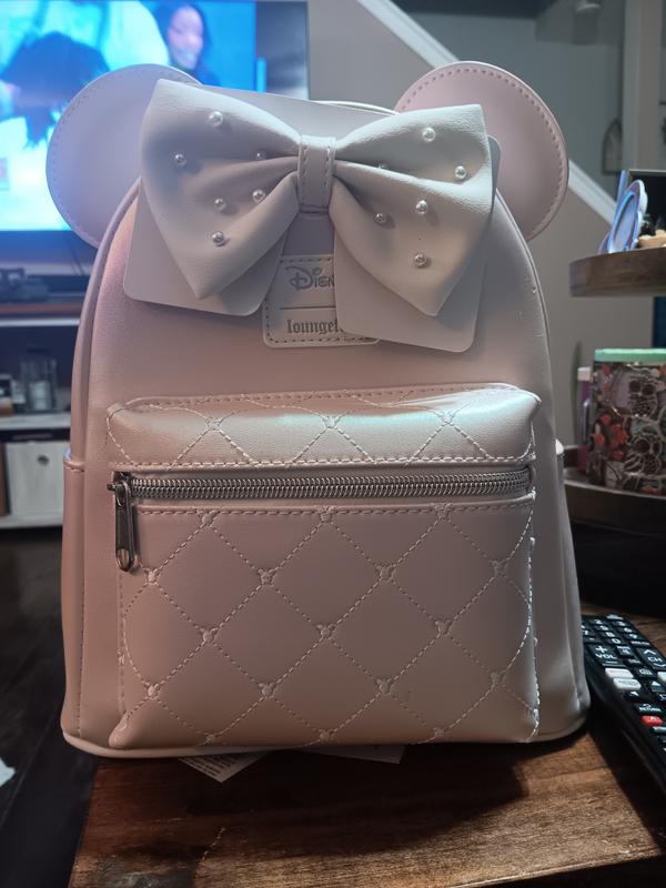 Loungefly Disney Minnie Mouse Pink Pearl Mini Backpack New Loungefly Disney Minnie Mouse Pink Pearl Mini Backpack | Hot  main image 3