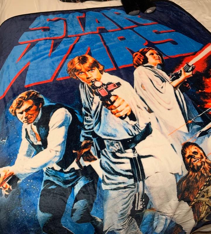 Star Wars Classic Plush Throw Blanket Hot Topic