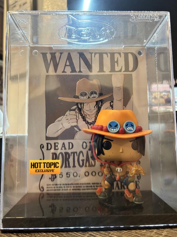 Funko One Piece Pop! Poster Ace Wanted Poster Vinyl Figure Hot Topic  Exclusive