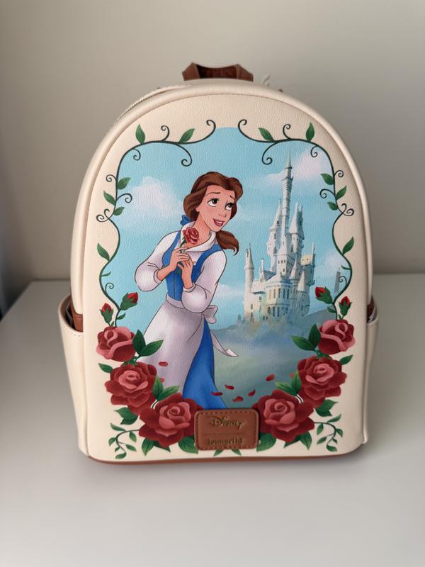 disney beauty and the beast belle castle mini backpack Loungefly Any royal subject would love to have such a beautiful accessory to add to their regal wardrobe Loungefly Disney Beauty And The