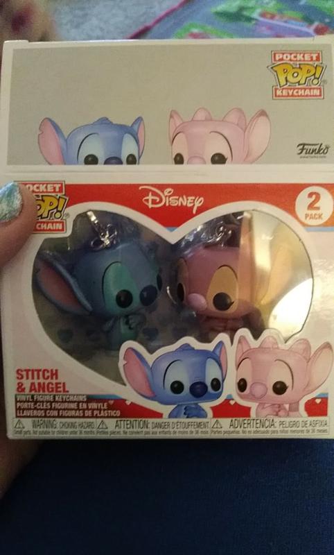 Porte-clé Stitch et Angel / Lilo Et Stitch / Funko Pocket Pop