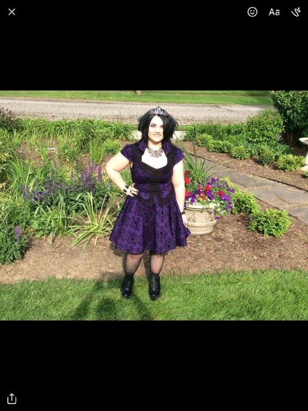Once Upon A Time Regina Purple Dress | Hot Topic