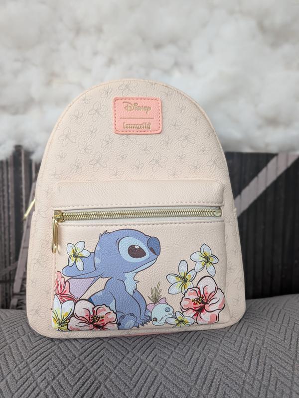 Loungefly Disney Stitch Tropical Flowers Mini Backpack | Hot  display picture 3