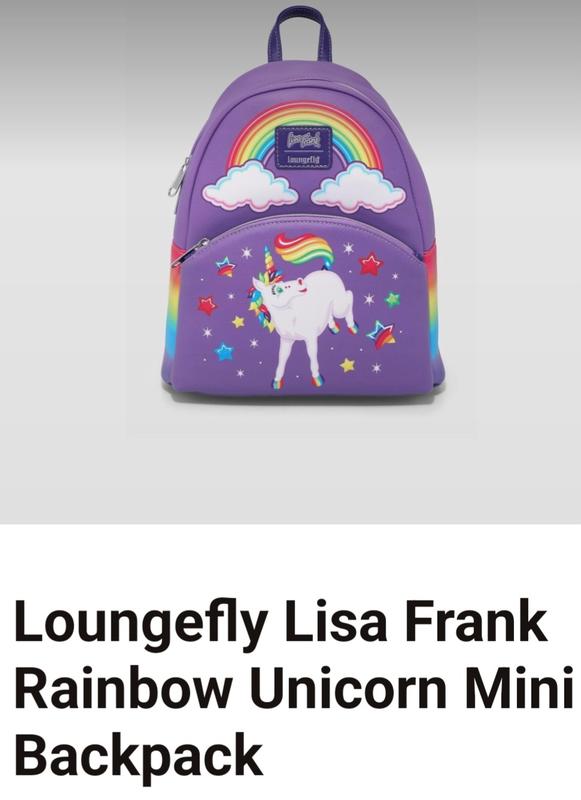 Loungefly Lisa selling frank unicorn mini backpack