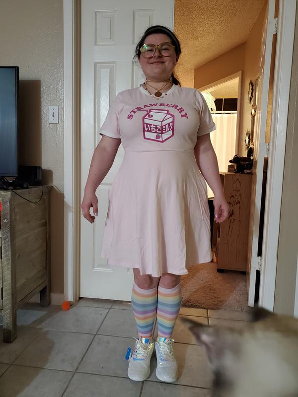 Strawberry Milk Carton Collar Dress Plus selling Size Hot Topic