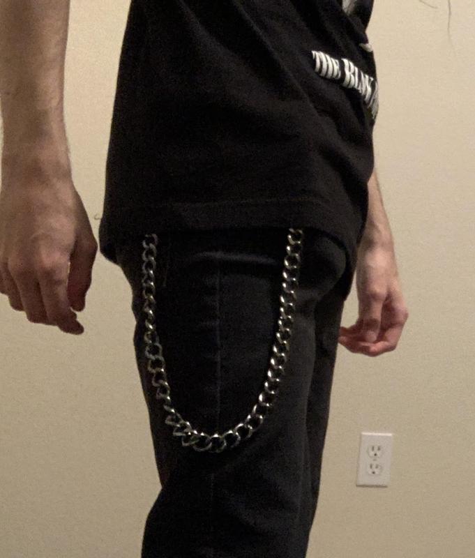 Gunmetal Wallet Chain