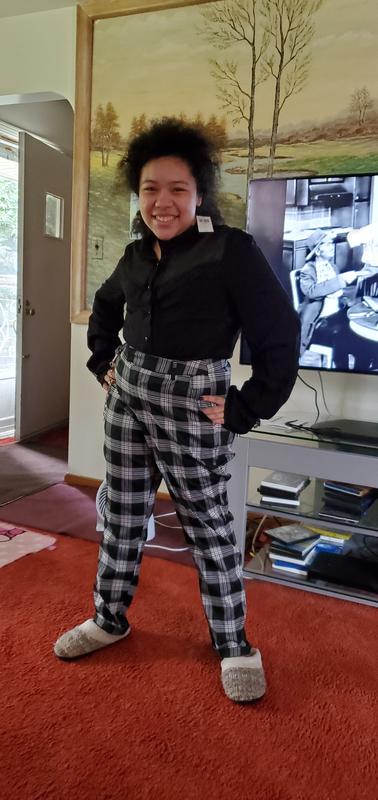 Hot Topic Purple & Black Tartan Plaid Pants (M) — Savill's Secondhand