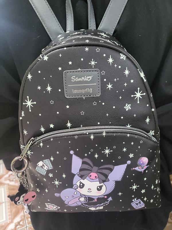 Shops Loungefly Kuromi Crystal Ball Glow-In-The-Dark Mini Backpack