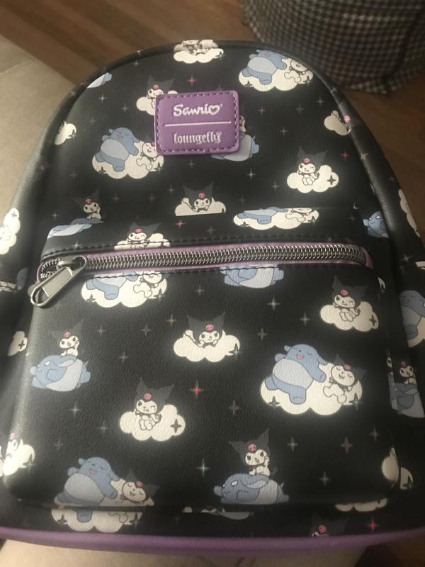Loungefly Kuromi & Baku Clouds Mini Backpack | Hot Topic display picture 3