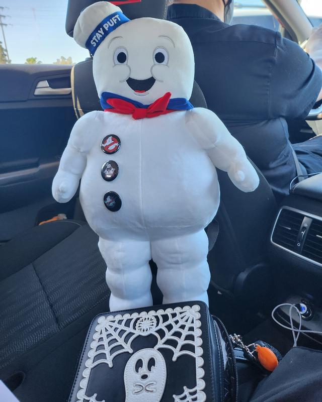 Ghostbusters Stay Puft Marshmallow Man Plush Backpack Hot Topic