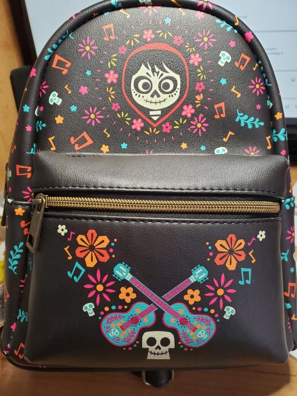 Loungefly Disney Pixar Coco Miguel Music Black Mini Backpack NWT Coco Loungefly Backpack | eBay main image 4