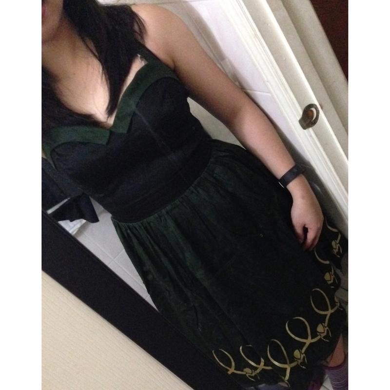 Her Universe Marvel Loki Halter Dress | Hot Topic