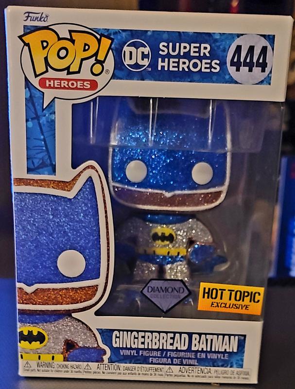 Funko DC Super Heroes Diamond Collection Pop! Heroes Gingerbread Batman  Vinyl Figure Hot Topic Exclusive