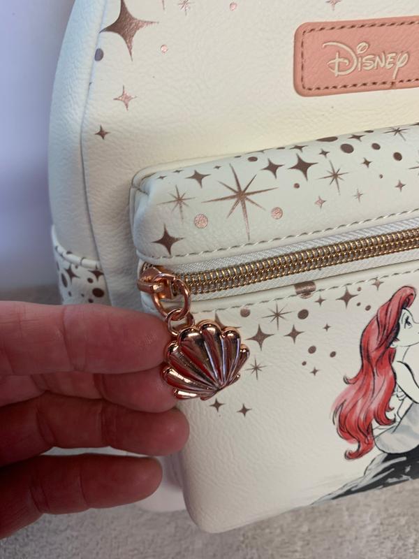 Loungefly Disney The Little Mermaid Ariel Rose Gold Mini Backpack