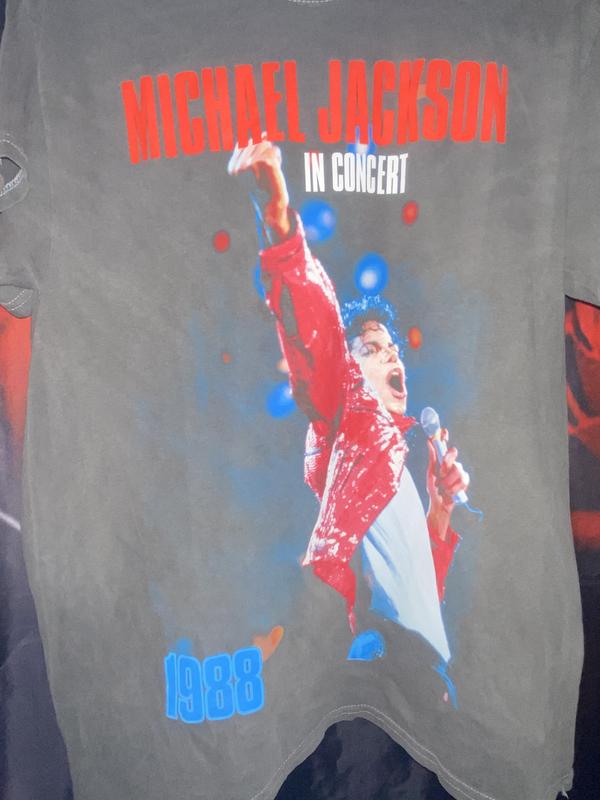 Michael Jackson In Concert 1988 Girls T-Shirt