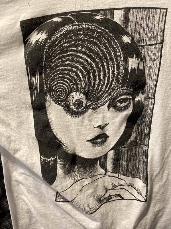 Junji ITo Uzumaki Panels Girls T-Shirt