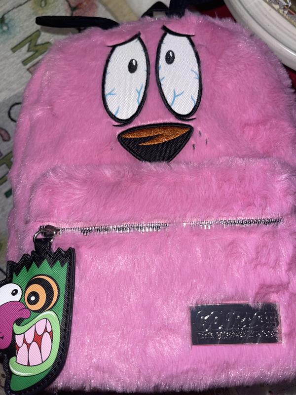 Courage The Cowardly Dog Fuzzy Mini Backpack Hot Topic