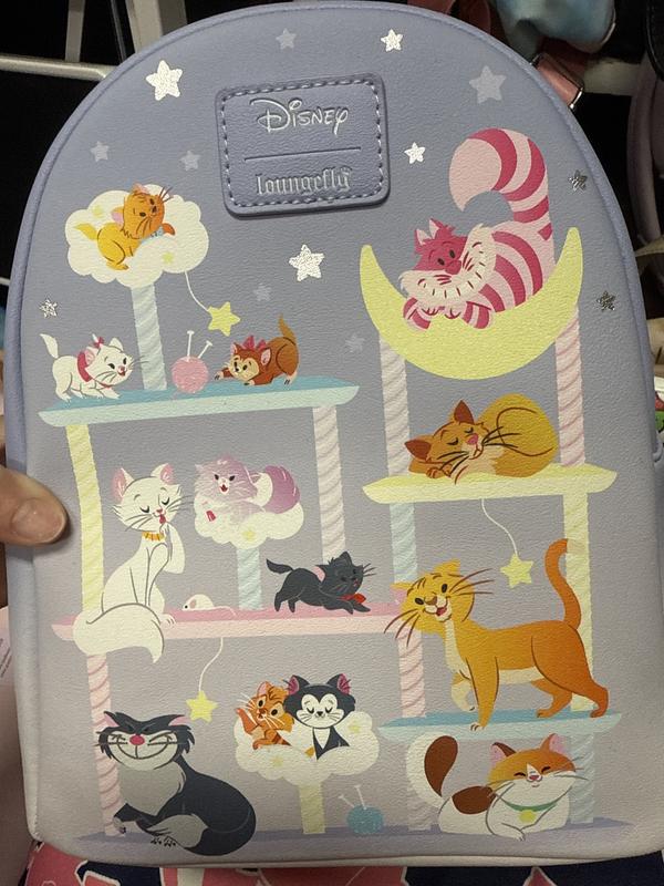 24HR DROP ⬇️ Loungefly Disney Cats Starry nights backpack Loungefly Disney Cats Starry Night Mini Backpack main image 4