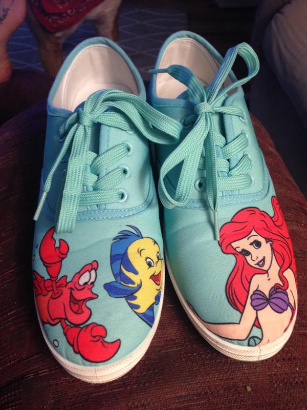 Disney The Little Mermaid Ariel Lace-Up Sneakers | Hot Topic