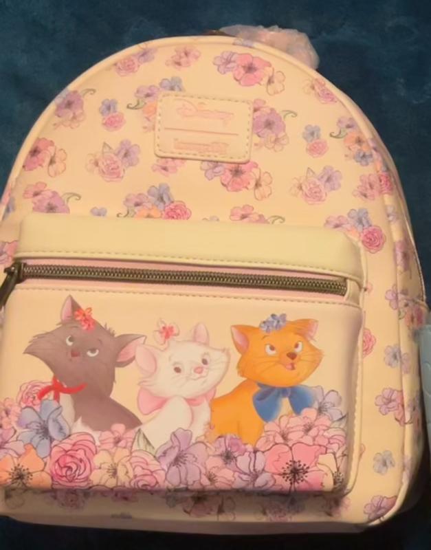HOT TOPIC DISNEY LOUNGEFLY ARISTCATS BAG - YELLOW Loungefly Disney The Aristocats Kittens Basket Mini Backpack  main image 2