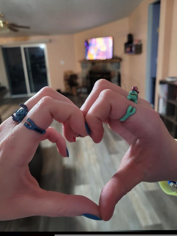 Disney Lilo & Stitch Scrump Stitch Best Friend Wrap Ring Set