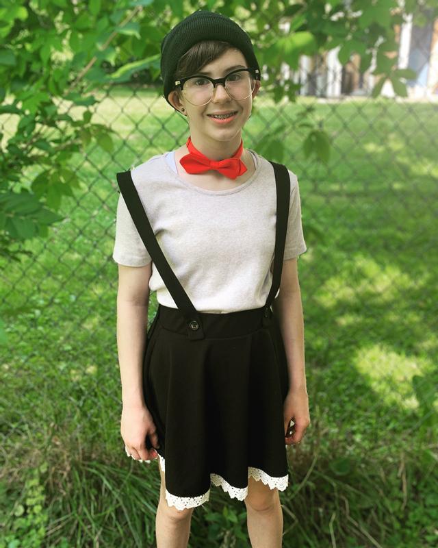 Mushroom Patch Suspender Skirt | Hot Topic