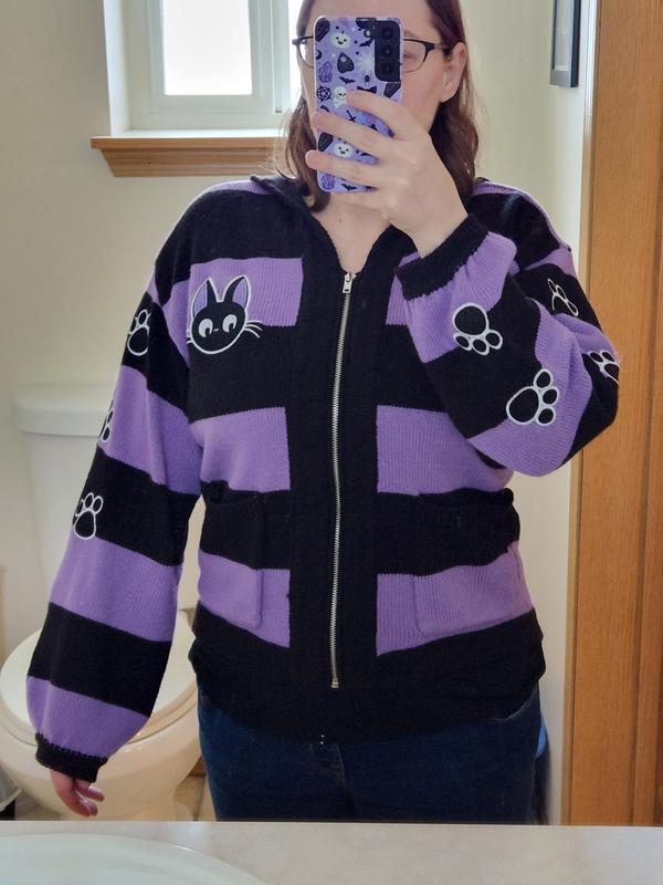 ウェア kiki Studio Ghibli Kiki's Delivery Service Jiji Stripe Skimmer