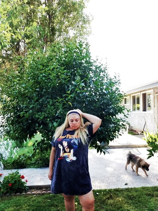 pulp fiction t shirt dress Pulp Fiction Poster Washed T-Shirt Dress