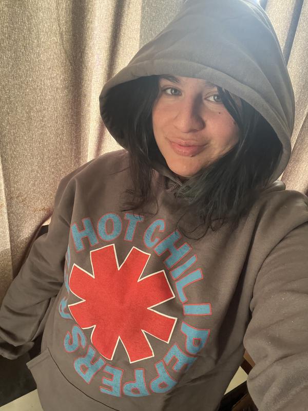 Red Hot Chili Peppers Logo Grey Hoodie | Hot Topic