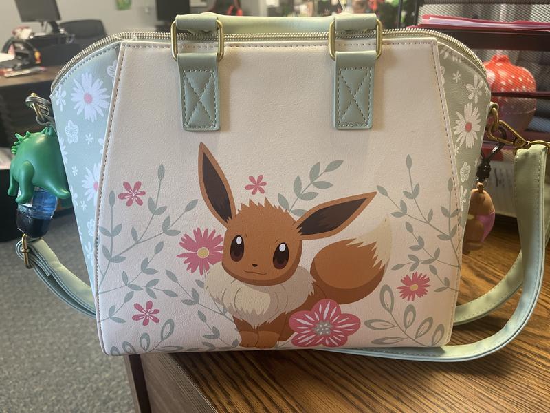 Loungefly Pokemon Eevee Floral Satchel Bag