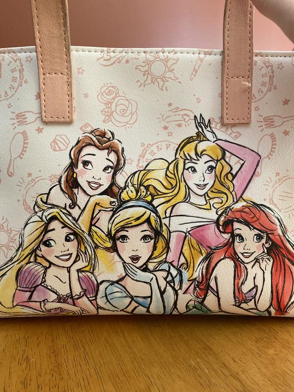 Loungefly Disney Princesses Sketch Pastel Colors All Over Print Womens  Double Strap Shoulder Bag Purse - Yahoo Shopping