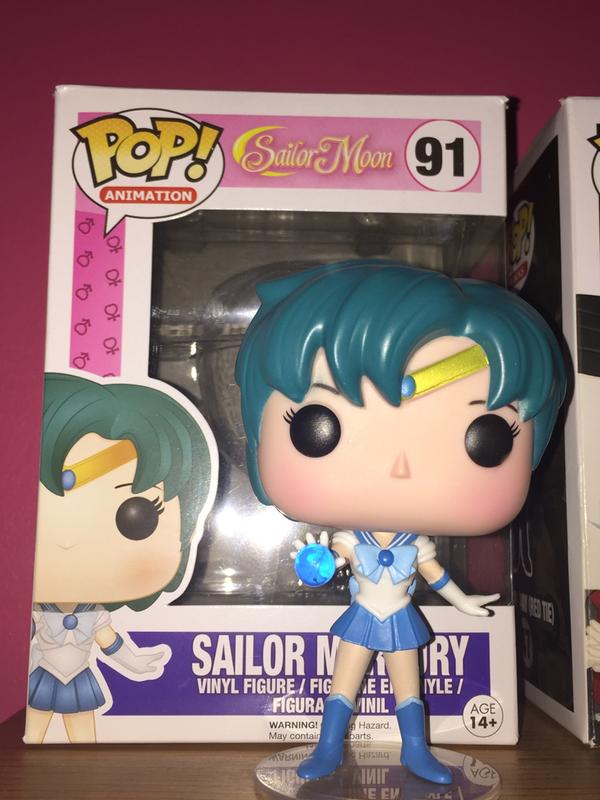 Funko Sailor Moon Pop! Animation Sailor Mercury Vinyl Figure | Hot