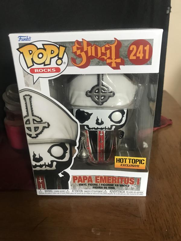 Funko POP ROCKS GHOST PAPA EMERITUS I # 241 EXCLUSIVE HOT TOPIC vinyl sold figure