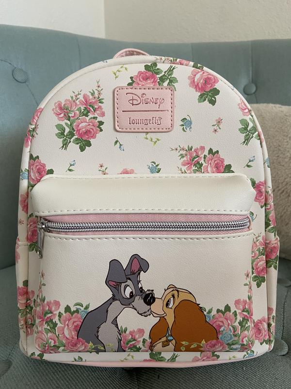 Disney Pink Lady & Tramp Floral Kids Backpack Amazon.com: Wondapop Disney Lady And The Tramp At Tony main image 4