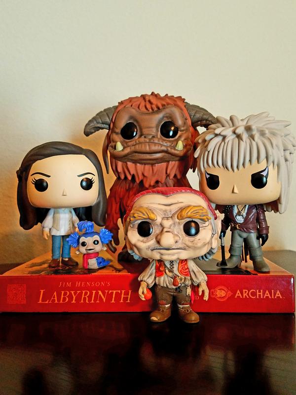Funko Horror Pop! Movies: Labyrinth - Sarah & Worm Billy The Puppet ...