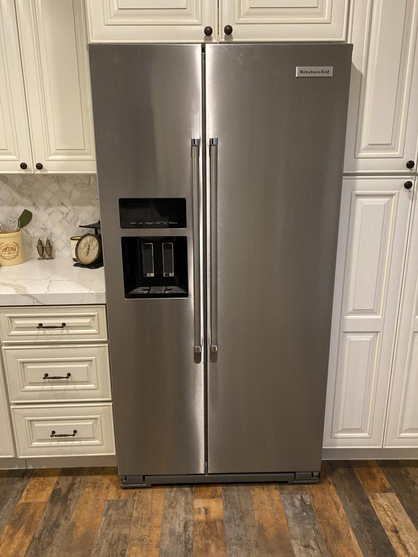 KitchenAid 22.6 Cu. ft. with PrintShield, Counter-Depth Side-by-Side Refrigerator