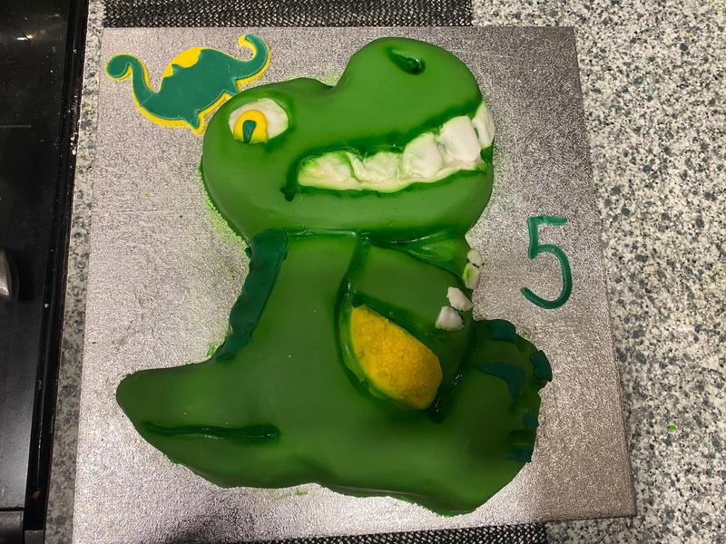 What is the use of dinosaur cake pan?, by Victoriauk